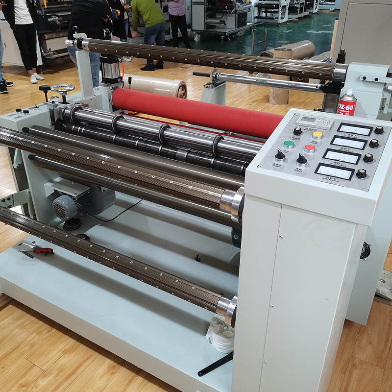 With Photoelectric Correction System Microcomputer Conductive Cloth Slitting Rewinding Machine